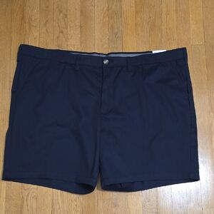 SONOMA BRAND MEN'S BIG & TALL DARK BLUE FLAT FRONT SHORTS SIZE 54